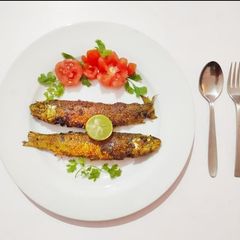 A picture of Masala fish fry.