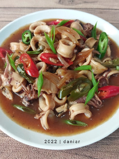 Foto resep Cumi Saus Mentega