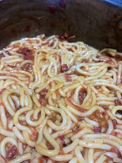 A picture of Basic Filipino Spaghetti.