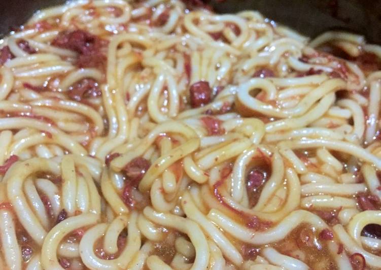 Steps to Prepare Homemade Basic Filipino Spaghetti
