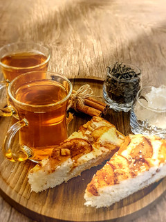 عکسی از دستور دمنوش چای سبز و دارچین