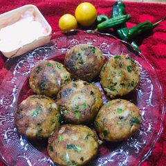 Tawa potato Crumbs kabab A picture of Tawa potato Crumbs kabab.