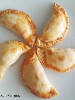 Una foto de Empanadilla-croqueta de jamón