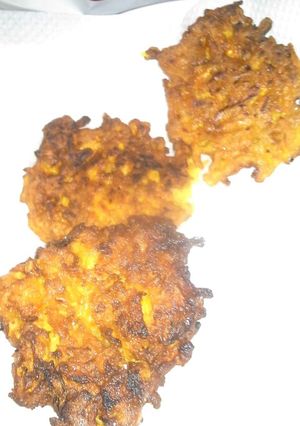 Una foto de Mini tortillas de zanahoria
