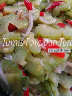 Foto resep Tumis Pare dan Teri