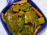সব্জী দিয়ে তেলাপিয়া মাছের ঝোল(Tilapia Curry recipe in Bengali)