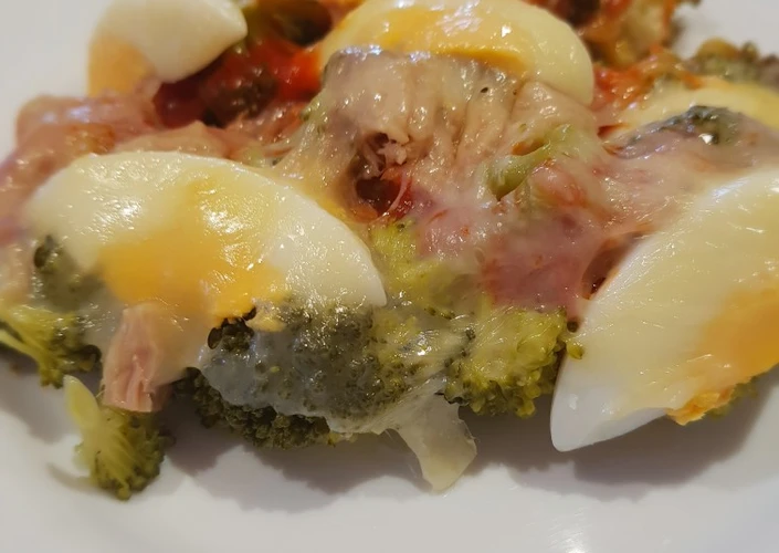 Receta Brécol con huevo y atún