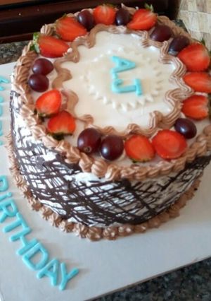 A picture of Strawberry cake.