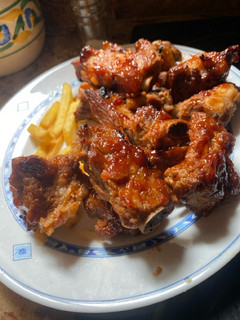 Una foto de Costillas en salsa de barbacoa