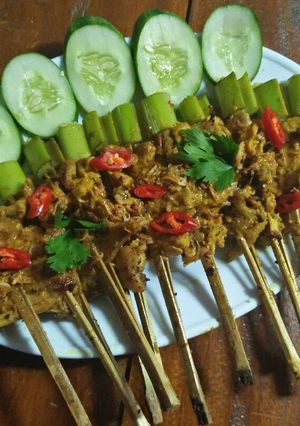 Foto resep Ayam Gapit Panggang bumbu kuning