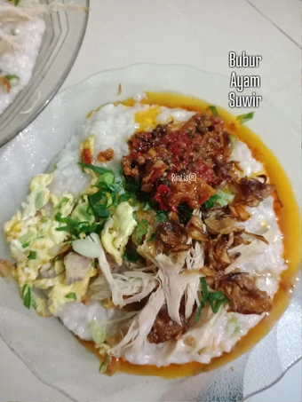 Cara Mudah Membuat Resep Bubur Sayur Topping Orak-arik telur dan Suwir Ayam Leftover yang Enak Banget Anti Ribet, Mantap