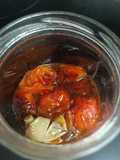 Cherrys confitados en airfryer