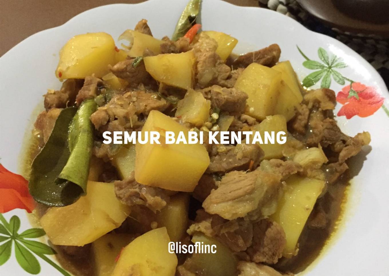 Semur babi kentang