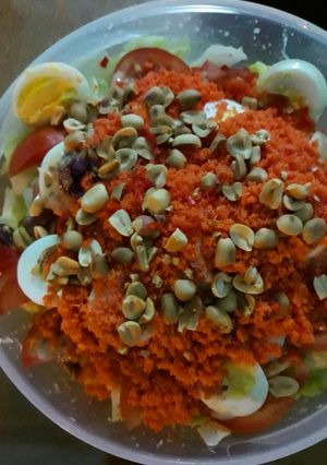 Hình của món Xà lách trộn.