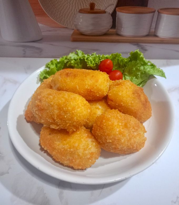 Foto resep Kroket kentang ayam keju