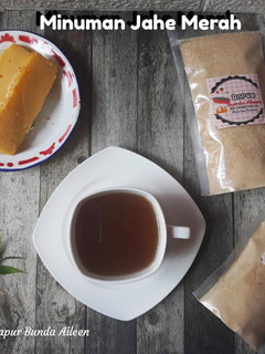 Foto resep Minuman Jahe Merah // Jahe Merah Bubuk
