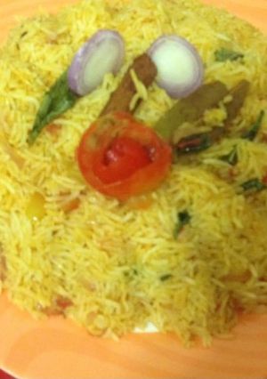 A picture of Lemon rice.