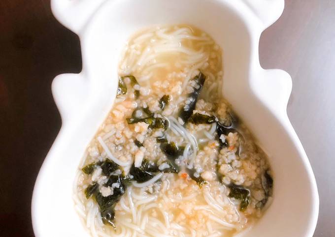 Cách Làm Món Bún tôm rong biển cho bé ăn dặm của Quỳnh Như - Cookpad