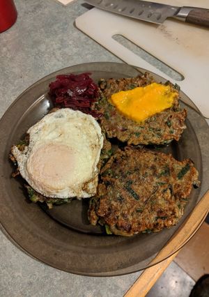 A picture of Leek fritters.