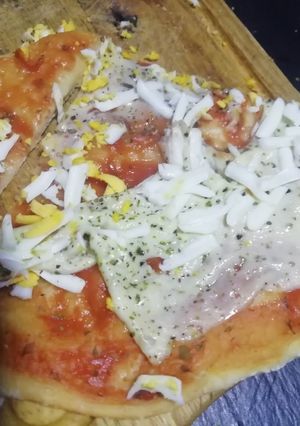 Una foto de Mi pizza