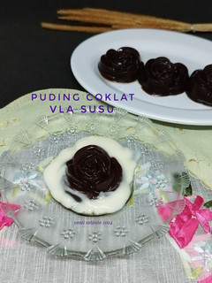 Foto resep Puding Coklat Vla Susu