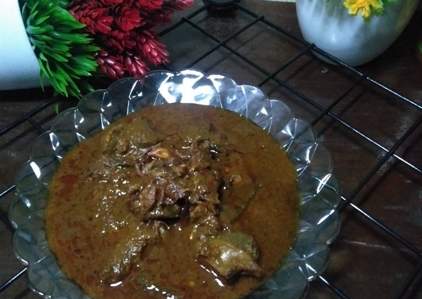 Rendang daging sapi