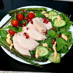 A picture of My Turkey & Asparagus Salad 🤩.