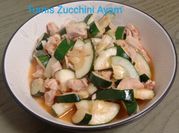 Gambar tumis ayam zucchini