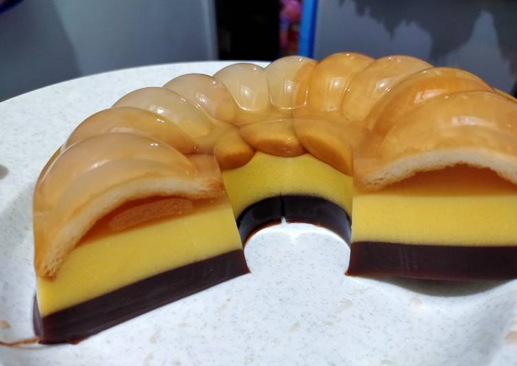 Bahan Puding Regal 3 Lapis 🍮🍮 | Cara Membuat Puding Regal 3 Lapis 🍮🍮 Yang Lezat Sekali