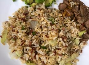 Una foto de Arroz con hinojo