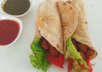 Easy Serving Recipe Soya Chunks Wrap Delicious Simple Easy Serving Recipe Soya Chunks Wrap Delicious Simple