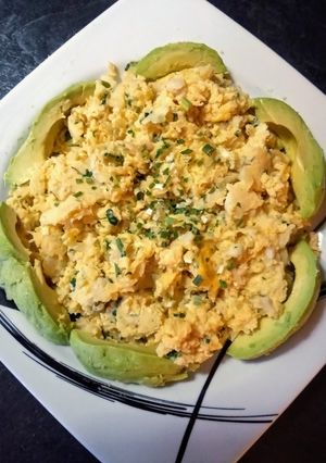 Una foto de Revuelto de bacalao