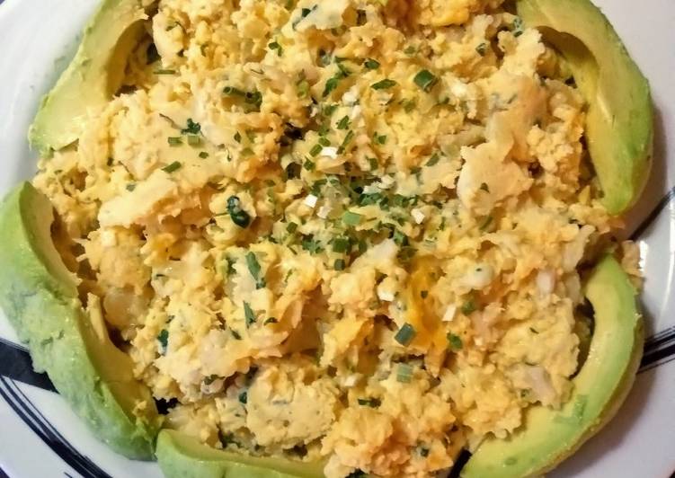 Revuelto de bacalao