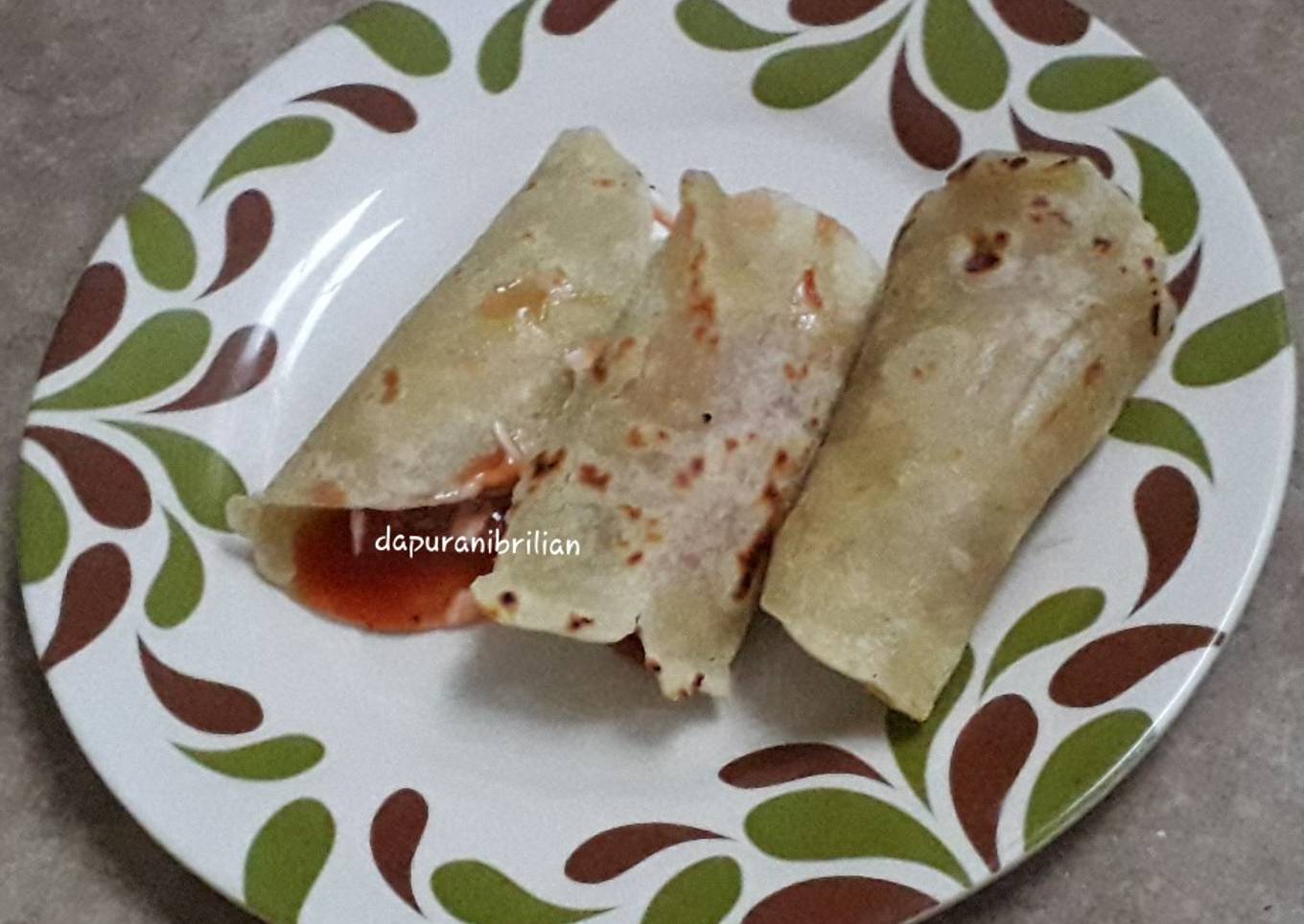 Kulit kebab(tortila) homemade enak antiribet