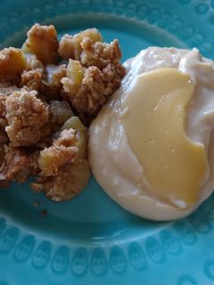 Foto de Crumble de Maçã e Aveia com Canela