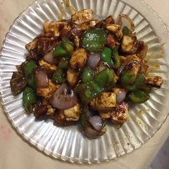 A picture of Chilli paneer dry.
