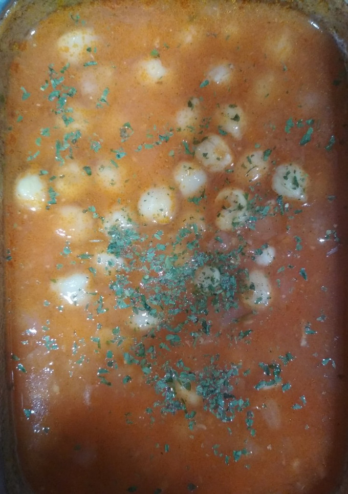 Una foto de Guiso de garbanzos