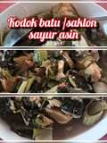Kodok batu/saklon sayur asin