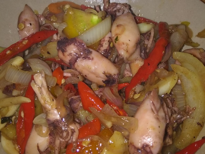 Resep Oseng baby cumi Anti Gagal