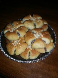 Foto resep Roti isi pasta kacang merah (Sweet red been)