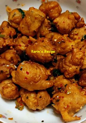 Foto resep Terong Goreng Tepung Bumbu Bawang Sereh (Fried Eggplant Seasoned with Shallot Lemongrass)