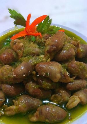 Foto resep Jantung ayam bumbu ijo
