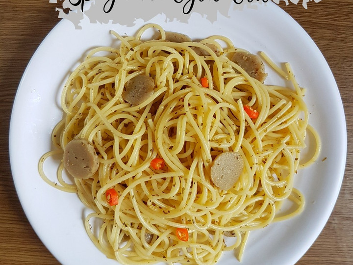 Resep Spaghetti Oglio Olio, Enak