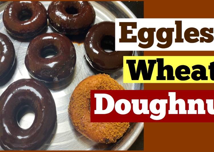 Recipe of Favorite Eggless Wheat Donuts Without White Sugar
