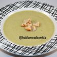 Crema de brócoli y queso Gongonzola