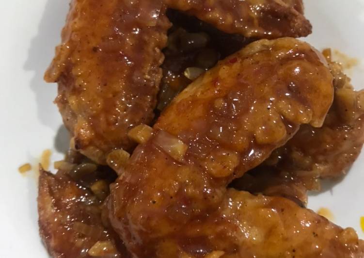 Langkah Mudah untuk Membuat Spicy 🌶 chicken 🐓 wings Sederhana