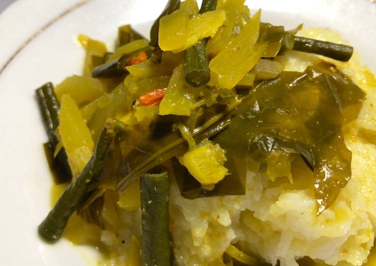 Resep 22🍒 Jangan manisa daun mlinjo fiber cream, Bisa Manjain Lidah