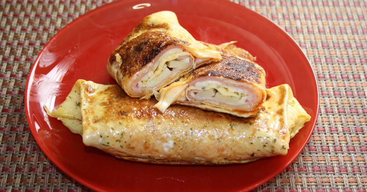 Tortilla rellena Receta de Max Manuel Cookpad