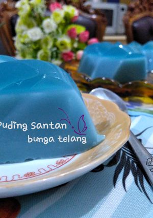 Foto resep #PUDING SANTAN BUNGA TELANG