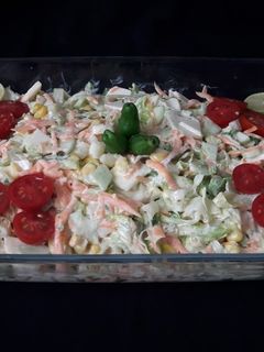 عکسی از دستور سالاد سبزیجات